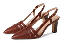 【送料無料】 コールハーン レディース ヒール シューズ Mylah Huarache Slingback Pumps Dark Cuoio Leat