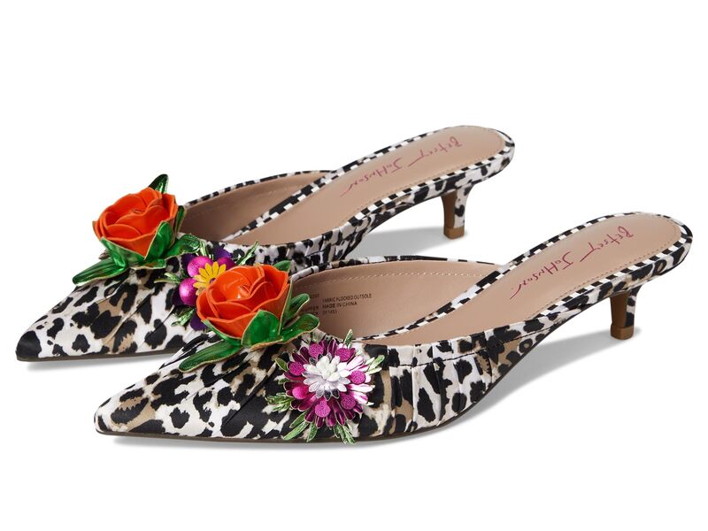 �֥롼�Х��٥ȥ�������󥽥� ��ǥ����� ���塼�� �ҡ��� Blue by Betsey Johnson Abigayl Leopard ���˥ޥ�