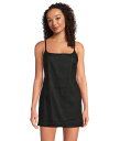 【送料無料】 メイドウェル レディース ジャンプスーツ トップス Square Neck Skort Romper - Viscose Linen Jet Black