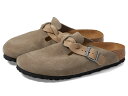 【送料無料】 ビルケンシュトック レディース サンダル シューズ Boston Braid - Suede Taupe