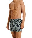 【送料無料】 ハンロ メンズ ボクサーパンツ アンダーウェア Cotton Sporty Knit Boxer Moonshine Tiles