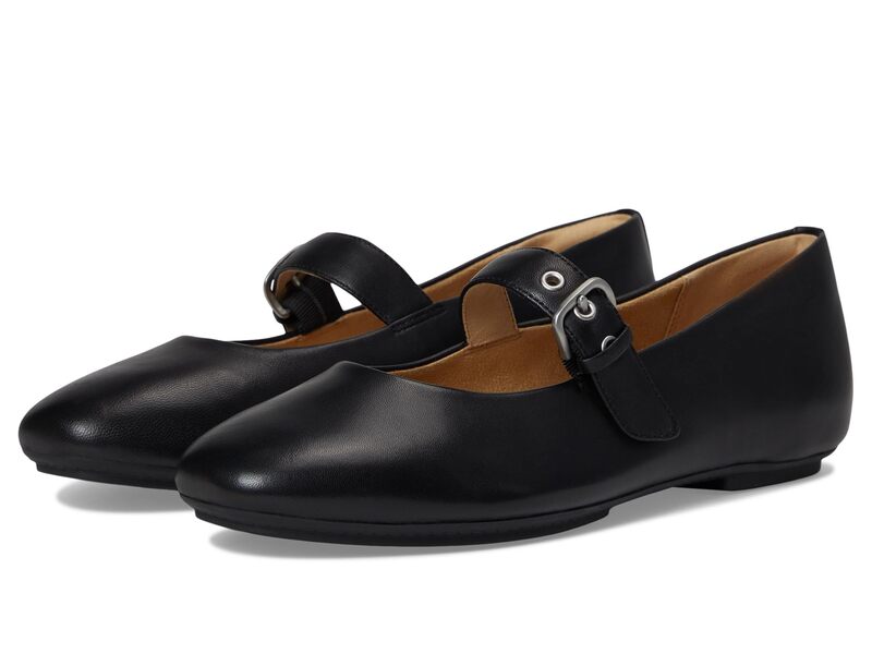 フィットフロップ レディース シューズ サンダル レザー FitFlop Delicato Soft Leather Mary Janes All Black ブラック