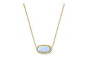【送料無料】 ケンドラスコット レディース ネックレス・チョーカー・ペンダントトップ アクセサリー Elisa Pendant Necklace Gold Variegated