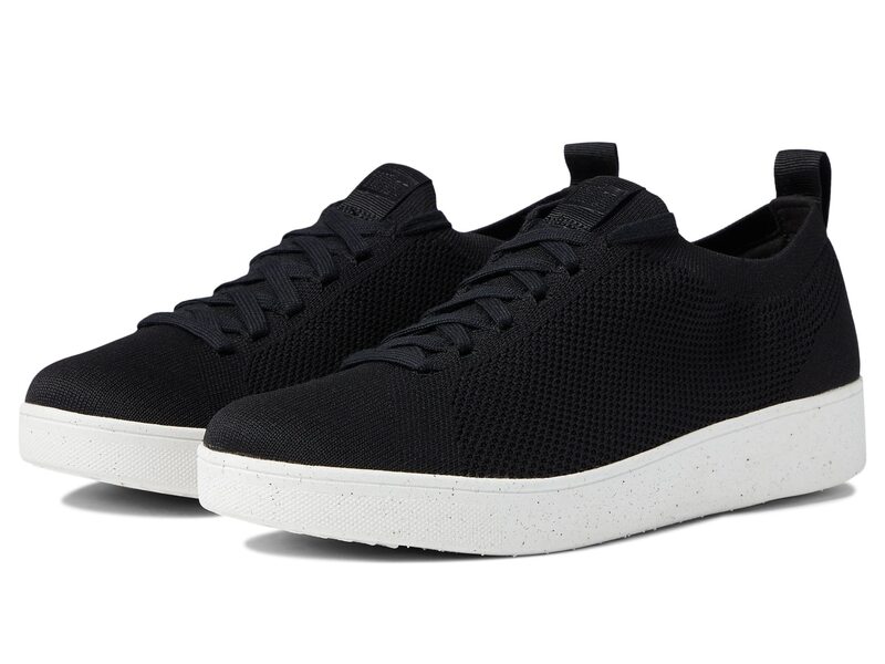 フィットフロップ レディース シューズ スニーカー ニット FitFlop Rally E01 Multi-Knit Trainers All Black ブラック