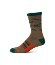 【送料無料】 ダーンタフバーモント メンズ 靴下 アンダーウェア Hike Hike Hut Micro Crew Midweight with Cushion Bark
