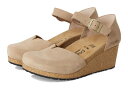 【送料無料】 ビルケンシュトック レディース ヒール シューズ Papillio by Birkenstock Mary Wedge Sandal - Suede Warm Sand