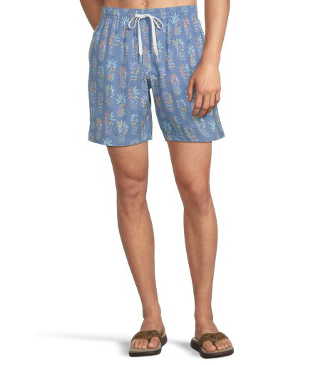 【送料無料】 チャビーズ メンズ ハーフパンツ・ショーツ 水着 The Pineapple Sketches 7" (Classic Swim Trunk) Bright Blue 【送料無料】 チャビーズ メンズ ハーフパンツ・ショーツ 水着 The Pineapple Sketches 7" (Classic Swim Trunk) Bright Blue