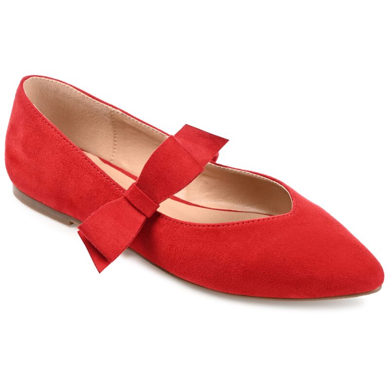 ジュルネ コレクション レディース シューズ サンダル Journee Collection Aizlynn Flat Red レッド