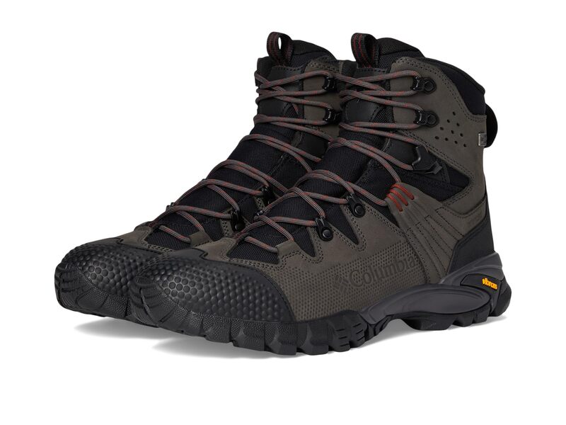 【送料無料】 コロンビア メンズ ブーツ・レインブーツ ハイキングシューズ シューズ Navigator Trek Outdry Leather Black/Spice