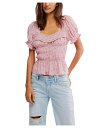 【送料無料】 フリーピープル レディース シャツ トップス Adore You Blouse Bleached Mauve