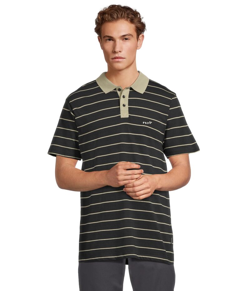 ボルコム メンズ トップス シャツ ポロシャツ Volcom Ragstone Polo Antique Black ブラック