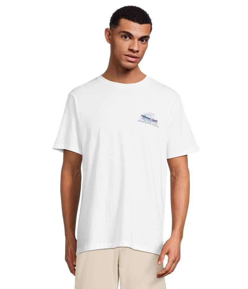 ヴァインヤードヴァインズ メンズ トップス シャツ Tシャツ 半袖 Vineyard Vines Autumn Boat Ride Sho..