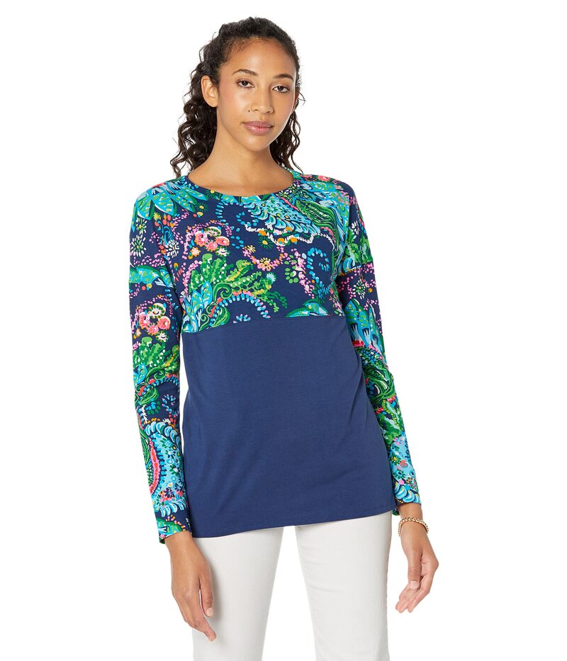 リリーピュリッツァー レディース トップス シャツ Lilly Pulitzer Finn Top Multi Take Me T マルチカ..