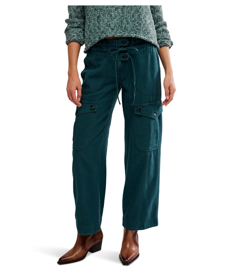 フリーピープル レディース ボトムス カジュアルパンツ Free People We The Free Park Ave Pants Sea Moss
