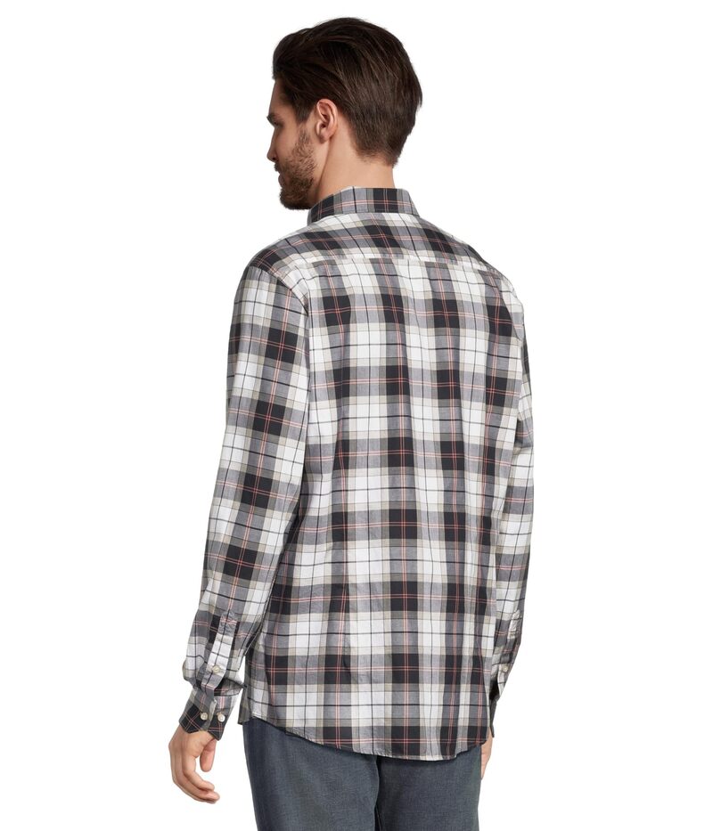 バブアー メンズ トップス シャツ Barbour Wetheram Tailored Tartan Shirt Riverstone Tart