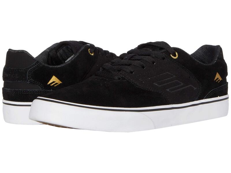 エメリカ メンズ シューズ スニーカー Emerica The Low Vulc Black/Gold/Whit ブラック