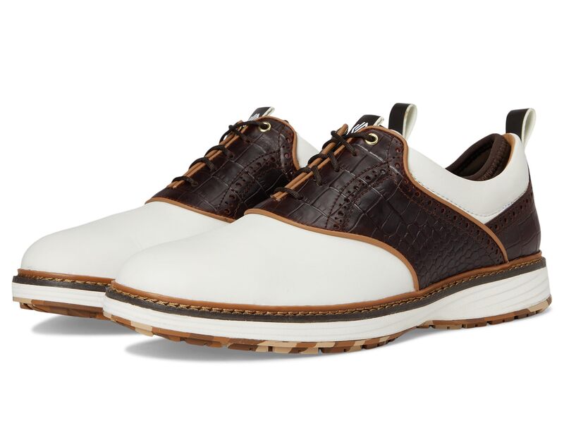 ジョンストンアンドマーフィー メンズ シューズ スニーカー Johnston & Murphy Upton GL4 Luxe Hybrid White/Brown Cro ホワイト