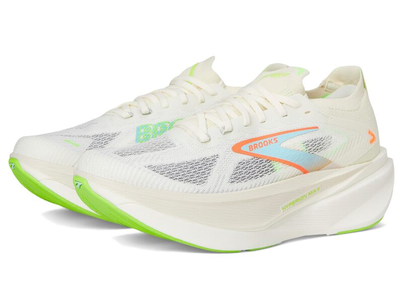 【サイズ交換無料】 ブルックス レディース シューズ スニーカー Coconut/Green G ブルックス レディース シューズ スニーカー Brooks Hyperion Max 3 Coconut/Green G グリーン