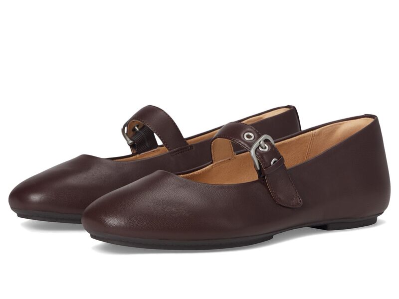 フィットフロップ レディース シューズ サンダル レザー FitFlop Delicato Soft Leather Mary Janes Chocolat