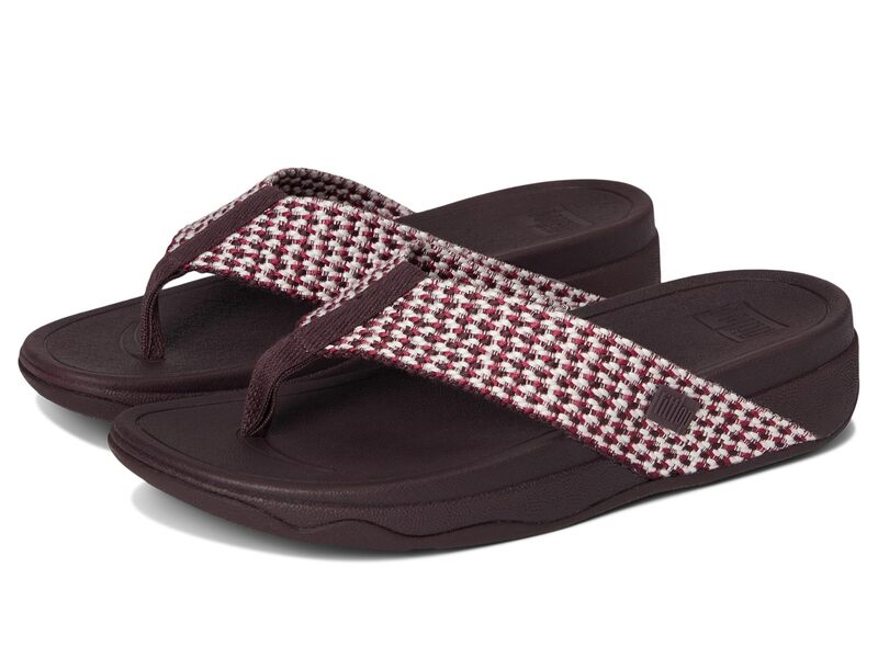 フィットフロップ レディース シューズ サンダル FitFlop Surfa Multi-Tone Webbing Toe-Post Sandals Plumberry マルチカラー