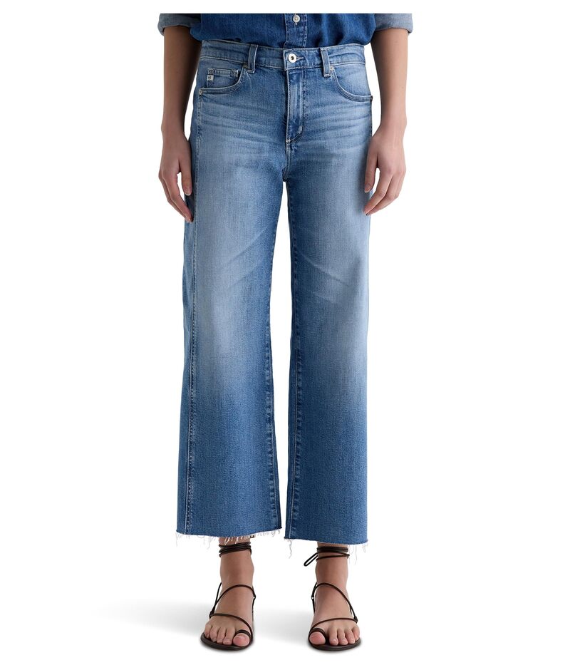 エージージーンズ レディース ボトムス デニムパンツ ワイドレッグ AG Jeansaige Mid-Rise Wide Leg in Rosarito