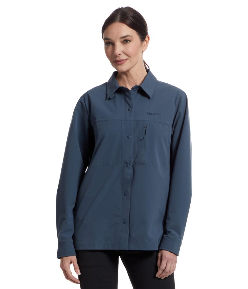 マーモット レディース トップス シャツ Marmot AirExchange SolarShield Overshirthunderhead