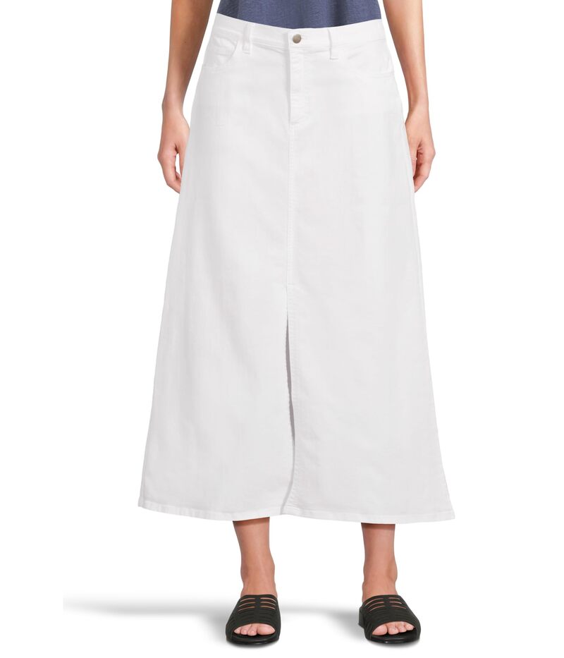 エイリーンフィッシャー レディース ボトムスカート Eileen Fisher Fullength Straight Skirt White ホ..