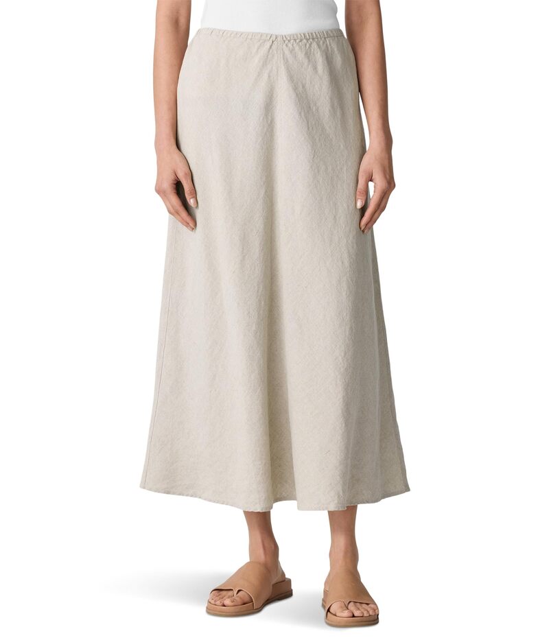エイリーンフィッシャー レディース ボトムスカート A ライン Eileen Fisher A-Line Biaskirt Undyed N..