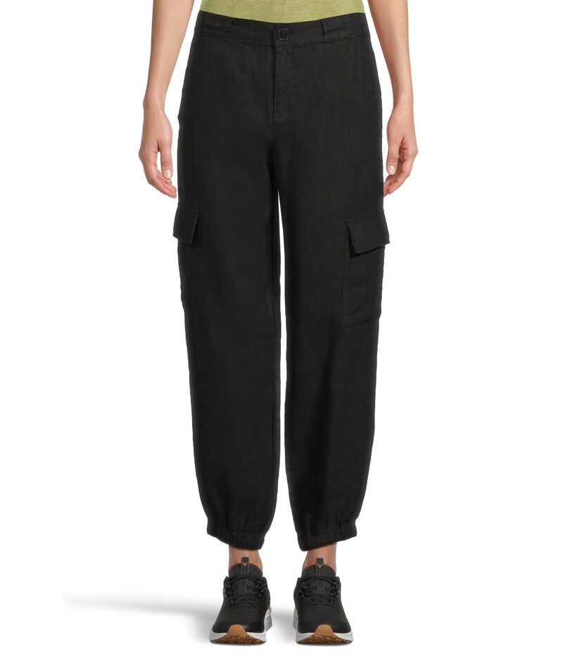 サンクチュアリー レディース ボトムス カジュアルパンツ ジョガーパンツ リネン Sanctuary Take Over Linen Joggers Black ブラック