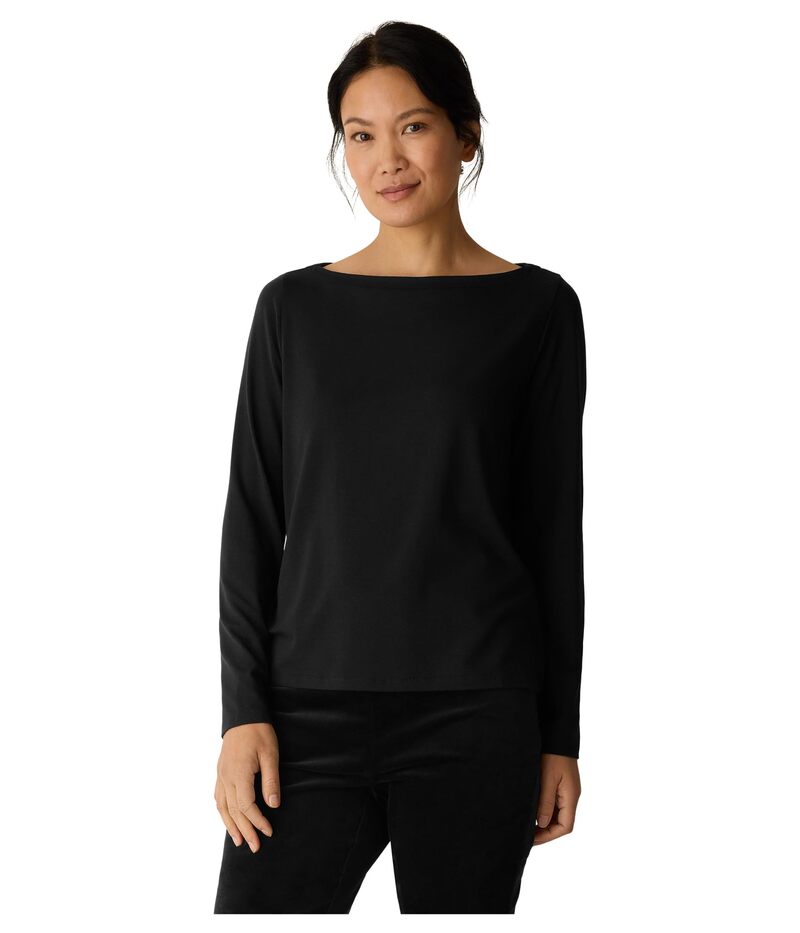 エイリーンフィッシャー レディース トップス シャツ ニット ジャージー Eileen Fisher Stretch Jersey..