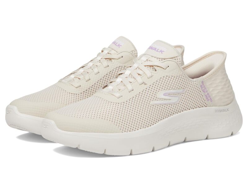 スケッチャーズ レディース シューズ スニーカー SKECHERS Performance Go Walk Flex Hands Free Slip-Ins - Grand Entry Off-White オフホワイト