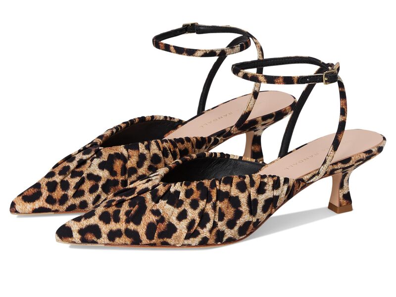 ロフラー ランダル レディース シューズ ヒール シャーリング Loefflerandall Rio Smocked Kitten Heeleopard アニマル