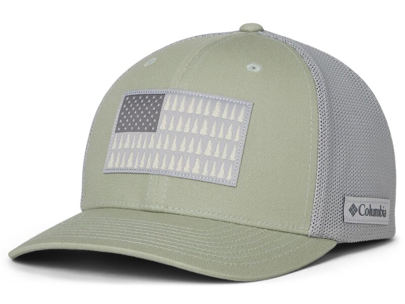 コロンビア メンズ アクセサリー 帽子 メッシュ キャップ Columbia Tree Flag Mesh Ball Cap Safari/Columbia