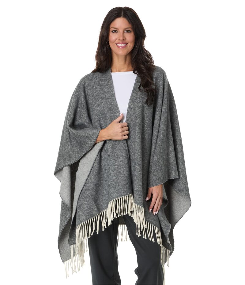 エイリーンフィッシャー レディース アウター コート Eileen Fisher Poncho Ash アッシュ