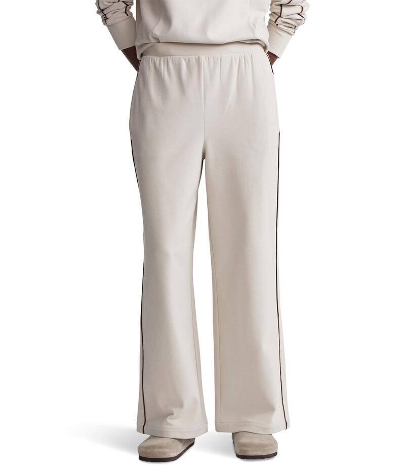 バーレイ レディース ボトムス カジュアルパンツ ワイドレッグ Varley Brushed Rib Wide Leg Pants Cem..