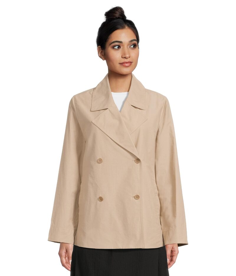 エイリーンフィッシャー レディース アウター コート ナイロン コットン Eileen Fisher Light Cottonyl..