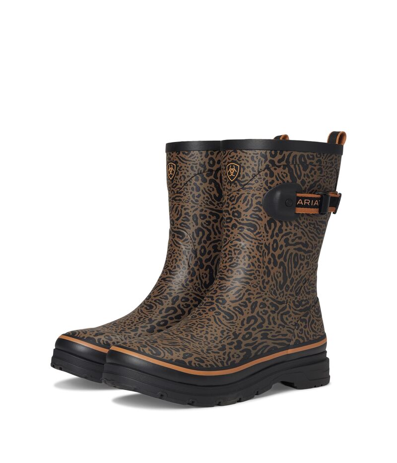 アリアト レディース シューズ ブーツ・レインブーツ Ariat Kelmarsh Mid Ocelot Print