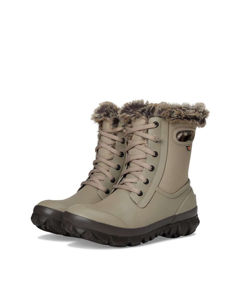 ボグス レディース シューズ ブーツ・レインブーツ Bogs Arcata Dots Taupe トープ(4)
