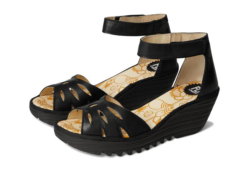 フライロンドン レディース シューズ ヒール FLY LONDON YELU454FLY Black ブラック