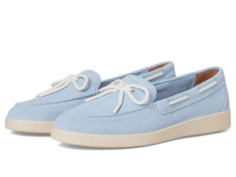 ナチュライザー レディース シューズ スリッポン・ローファー Naturalizer Keelboat Ice Blue Suede ブ..