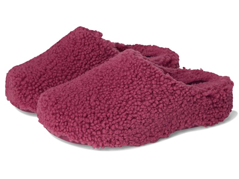 フィットフロップ レディース シューズ サンダル FitFlop Shuv Curly-Shearling Clogs Ruby ルビー