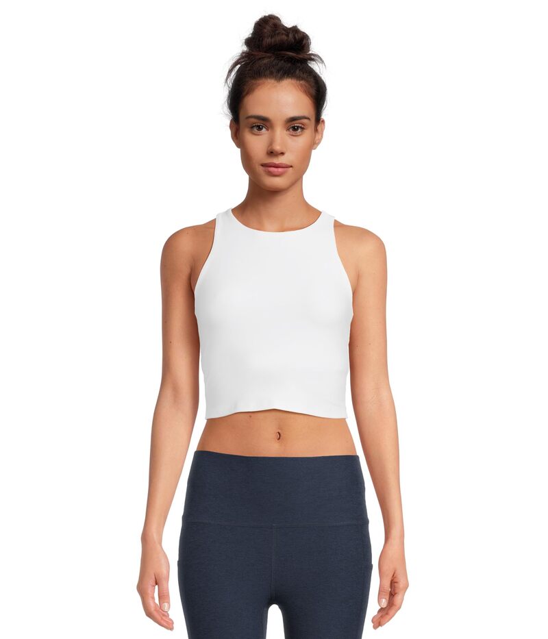 ビヨンドヨガ レディース トップス シャツ クロップド Beyond Yoga Spacedye Refocus Cropped Tank Cloud White ホワイト
