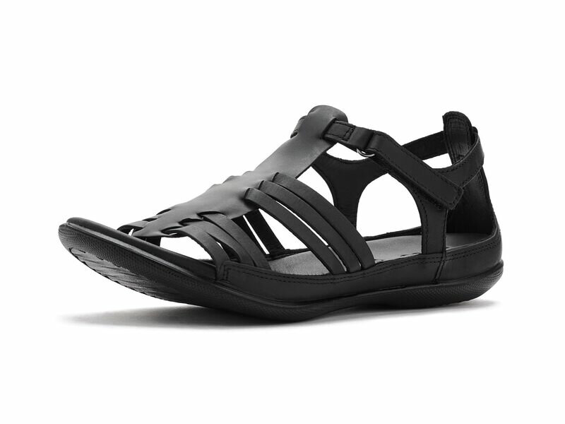 エコー レディース シューズ サンダル レザー ECCO Flashuarache Leather Black ブラック