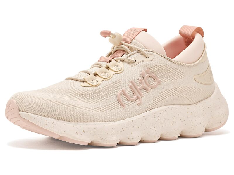 ライカ レディース シューズ スニーカー Ryka Podflow EZ Slip-On Walking Shoes Whitecap Beige ベージュ
