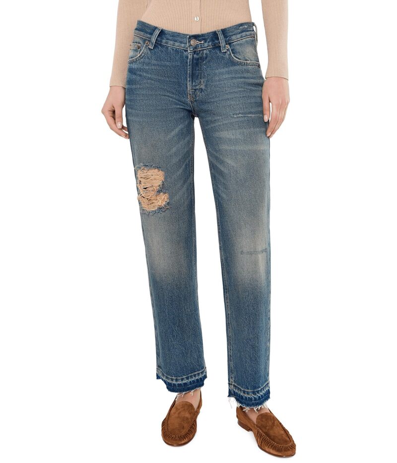 フリーピープル レディース ボトムス カジュアルパンツ Free People Up All Hourslim Blue Delphinium ブルー