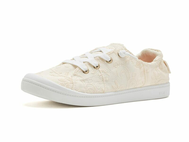 ロキシー レディース シューズ スニーカー プラスサイズ Roxy Bayshore Plus II Textured Ivory アイボリー