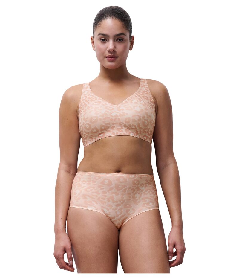 �����ȥ� ��ǥ����� ������������� �ѥ�� Chantelle Soft Stretchi Cut Brief Leopard Blush �֥�å���