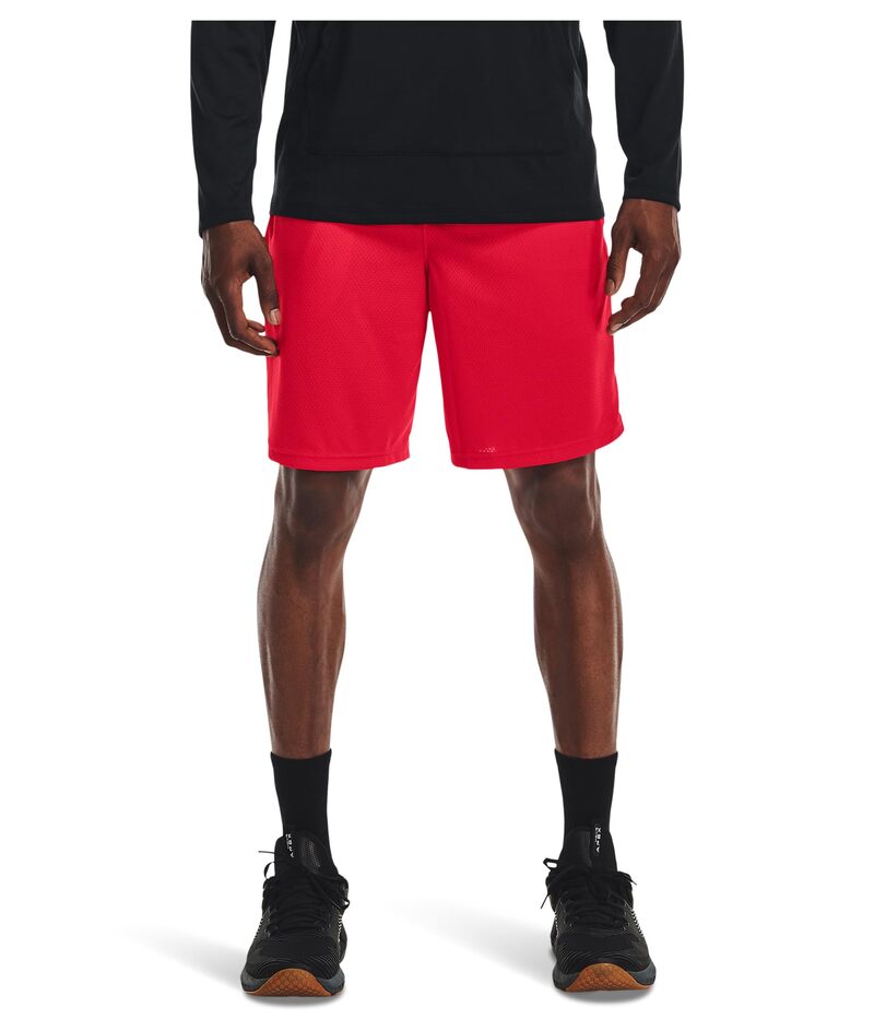 アンダーアーマー メンズ ボトムス ハーフパンツ・ショーツ メッシュ ショートパンツ Under Armour Tech Meshorts Red/Black ブラック