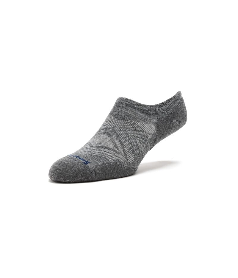スマートウール メンズ アンダーウェア 靴下 Smartwool Run Targeted Cushiono Show Socks Medium Gray グレー