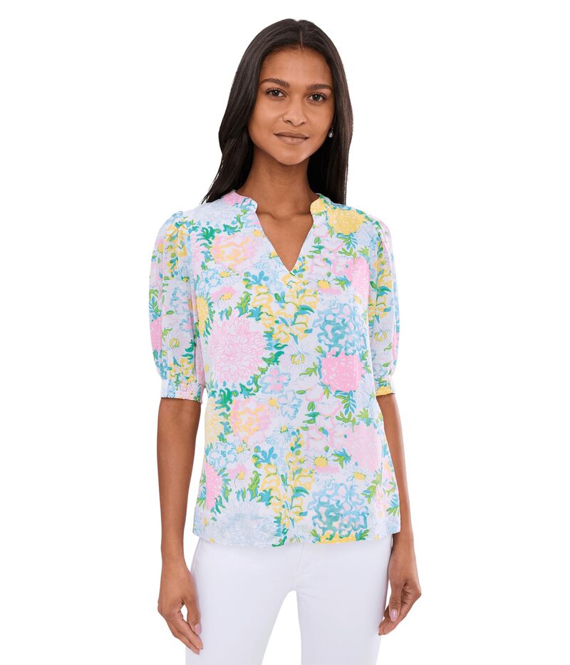 リリーピュリッツァー レディース トップス シャツ Lilly Pulitzer Brinelle Top Multi Lilly Gar マルチカラー